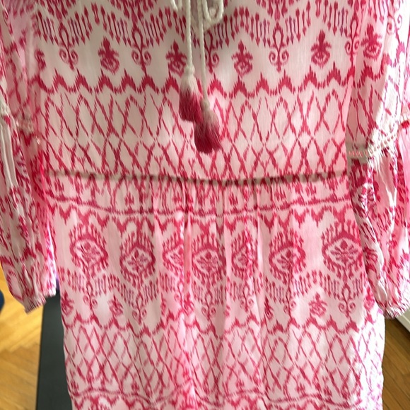 Tommy Bahama Ikat Tropics Dress Cover Up-Passion Pink - M - excellent condition - Picture 11 of 14